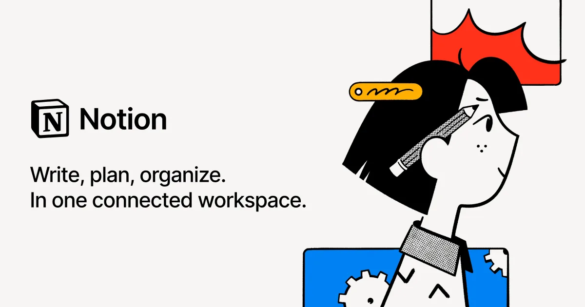 Captura de la interfaz de Notion en macOS, Workspace todo-en-uno que combina notas, wiki, bases de datos relacionales y gestión de pr…