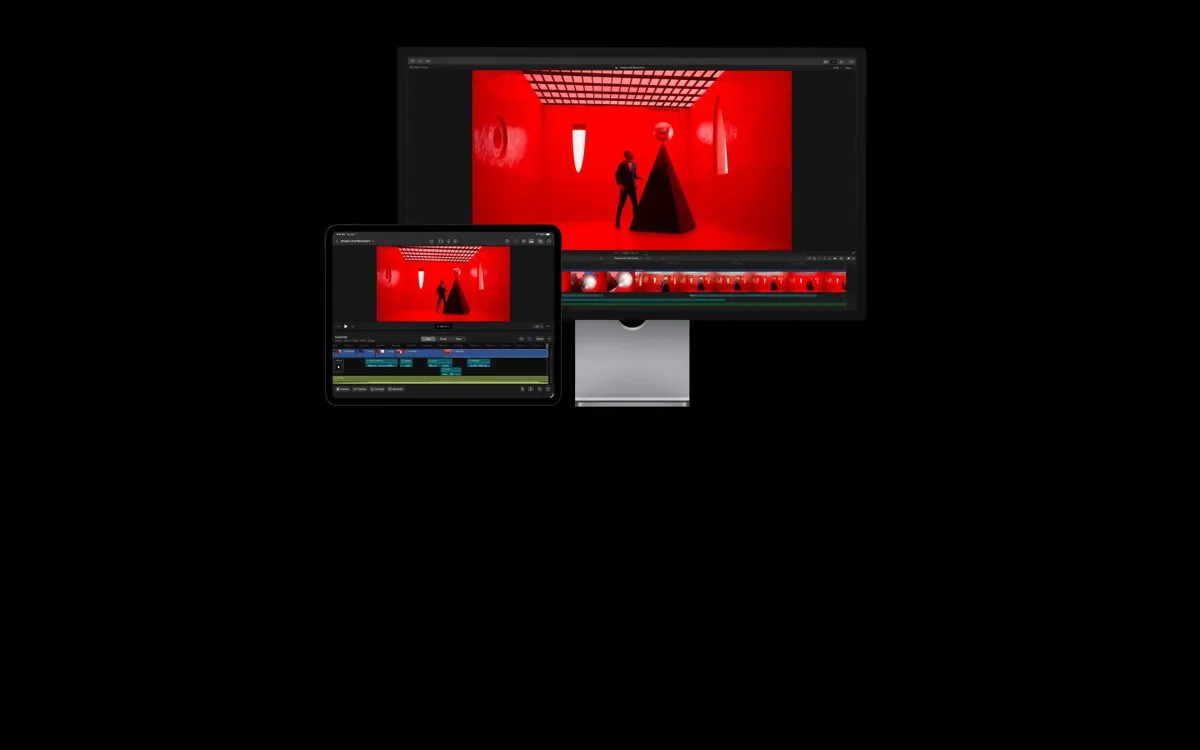 Captura de la interfaz de Final Cut Pro en macOS, Editor de vídeo profesional de Apple, optimizado a fondo para Apple Silicon. Magnetic Time…
