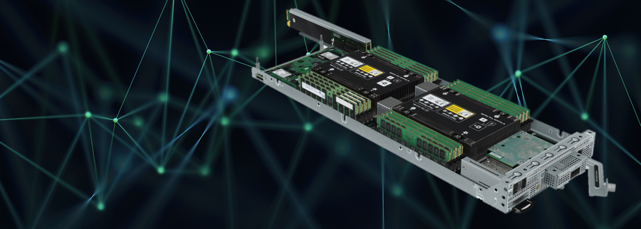 HPE supercomputing cluster with GPU nodes connected at high speed, the type of infrastructure where vLLM extracts maximum throughput per card