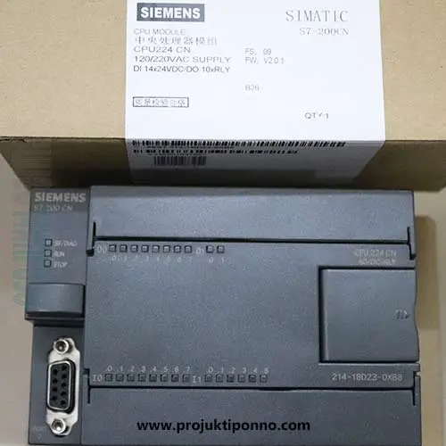 Siemens S7-200 PLC in an industrial environment, the type of field hardware that edge computing complements with local analytics and orchestration capacity